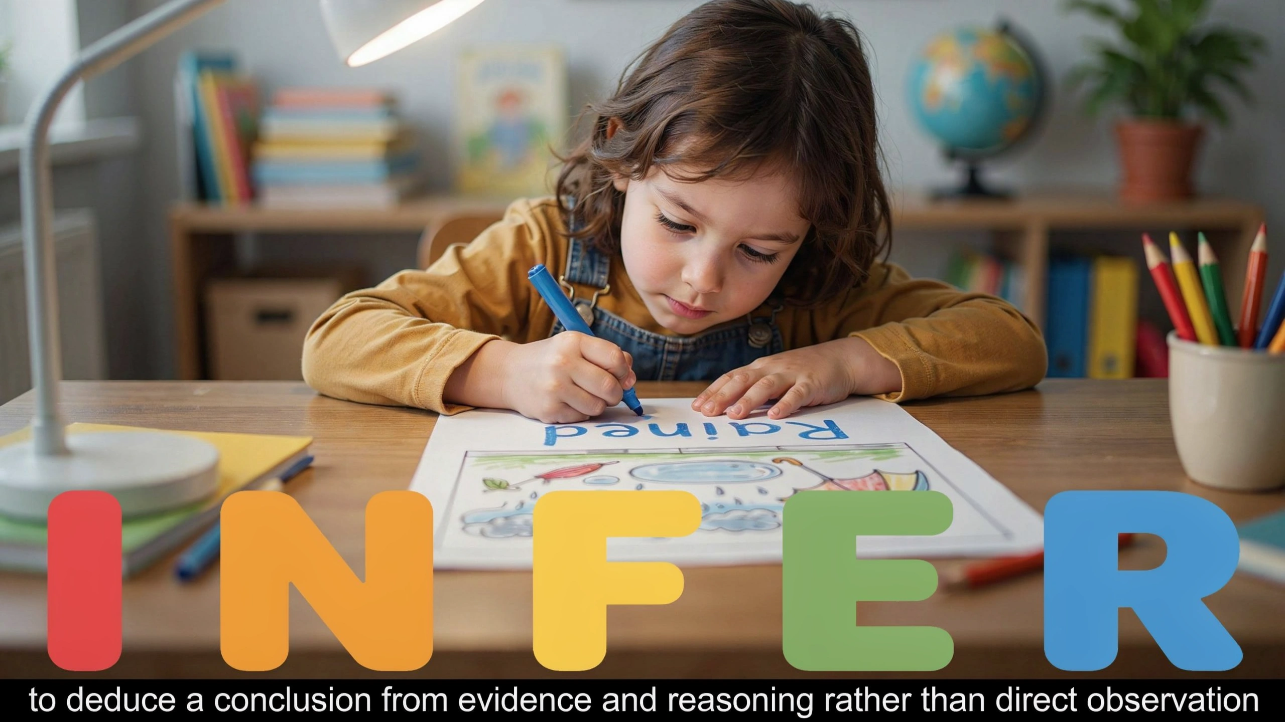 English Illustration for infer